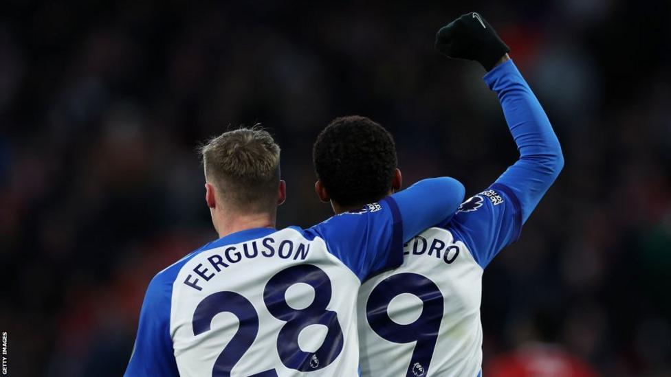 Brighton secured a third away win of the season