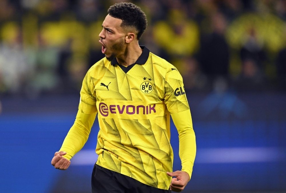 Dortmund midfielder Felix Nmecha will be missing for the rest of 2023 with a hip injury. AFP