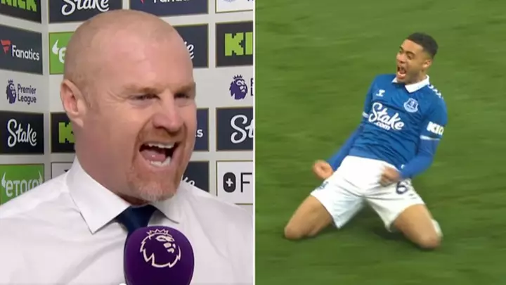 Sean Dyche’s reaction to Lewis Dobbin’s goal celebration against Chelsea was just as you would expect.