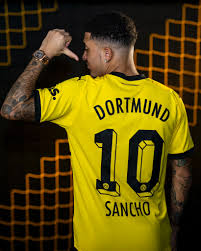 Sancho completed a loan move to Borussia Dortmund on Thursday